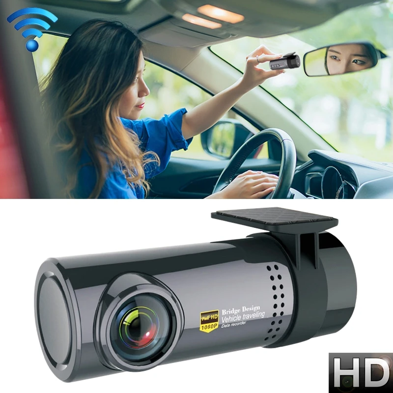 

Mini Car Dash Camera WiFi Monitor Full HD Registrator Dashcam Video Recorder Camcorder Motion Detection Support TF Card & Andro