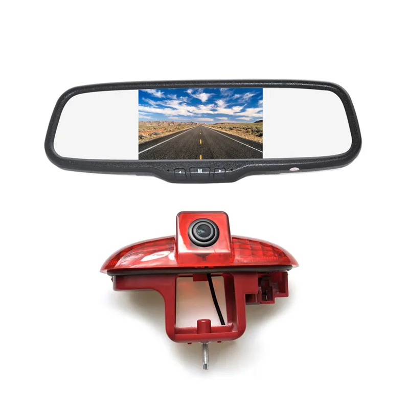 

Vardsafe | Brake Light Reverse Camera + Clip-on Rear Mirror Monitor for Renault Trafic / Vauxhall Vivaro / Opel Combo 2001-2014
