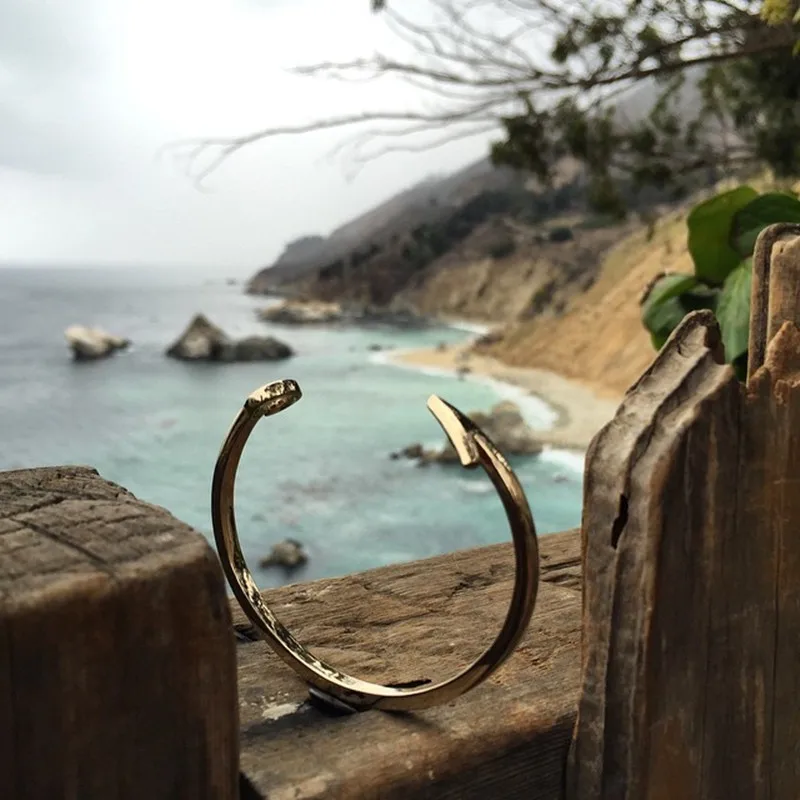 

New Male Titanium Steel Vintage Nautical Boat Anchor Fish Hook Cuff Opening Bracelets Bangles Men Gifts Hip Hop Pulseras