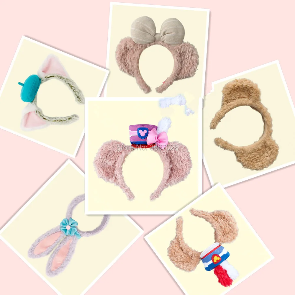 Новая коллекция Минни Микки Маус 35th медведи Duffy и Shelliemay Stella Lou кролика Gelatoni ушками