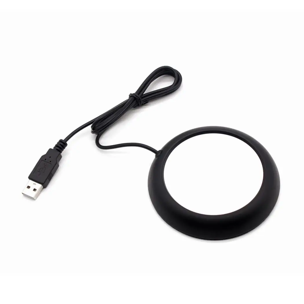 

Creative USB Wood Insulation Beverage Milk Home, Office, Bedroom Coffee 1000mA Cup Round Appliances Warmer