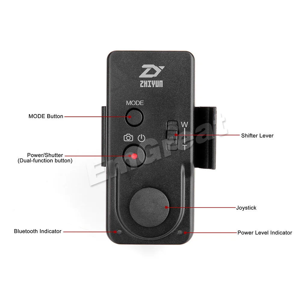Zhiyun ZW-B02 Wireless Thumb Remote Controller for