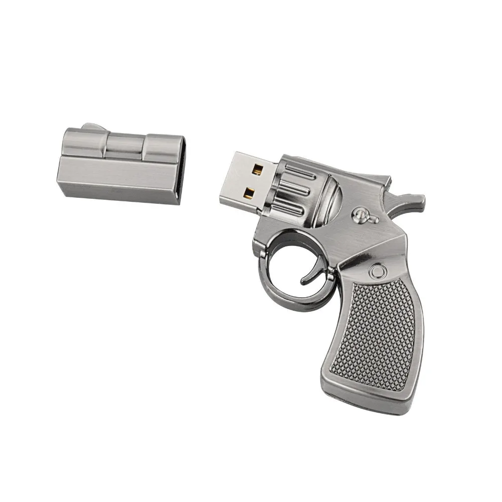 USB флеш накопитель J boxing 16 ГБ креативные Pendrive металлический в форме пистолета для