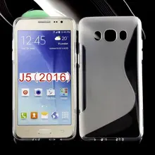 100 шт/партия gligle Fashion S-line Мягкий ТПУ гелевый Чехол для Samsung Galaxy J5 чехол для телефона