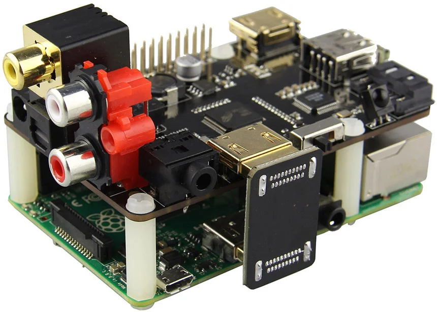 Малина Pi X600 ЦАП аудио Плата расширения Raspberry pi музыкальный плеер для 3 Модель B +