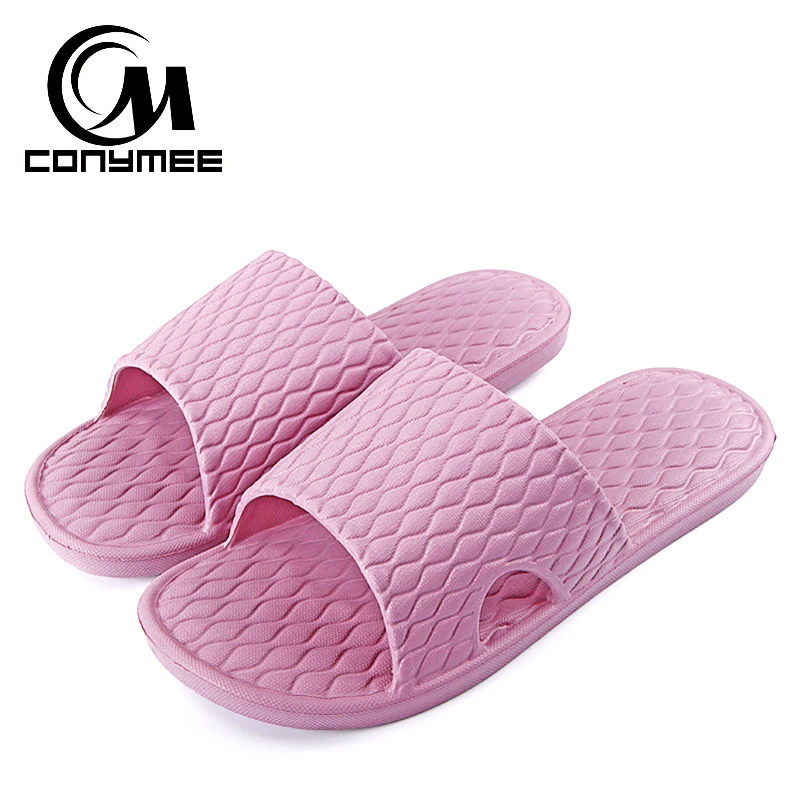 

CONYMEE Summer Zapatos Mujer 2018 Fashion Shoes Woman Men Flip Flops Beach Sandals Couples Bath Sandalias Indoor Home Slippers