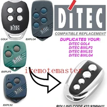 Передатчик кода качения для Ditec BIXLP2, не работает с Ditec GLO4C с фиксированным кодом