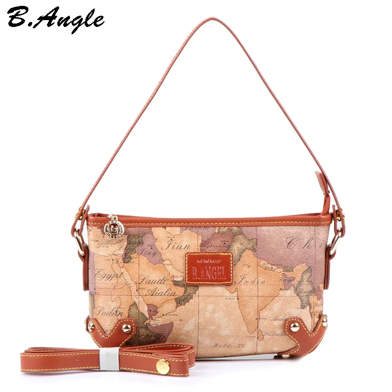 New-fashion-high-quality-world-map-women-bag-shoulder-bags-women-messenger-bags-bags-handbags-women