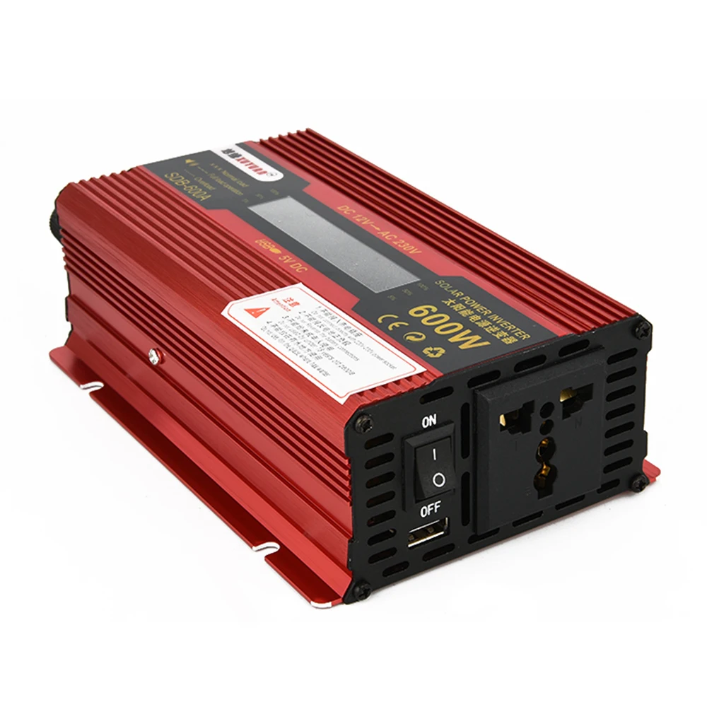 XUYUAN 600 W DC 12 V в AC 230 Солнечный Инвертор автомобильный преобразователь мощности|12v