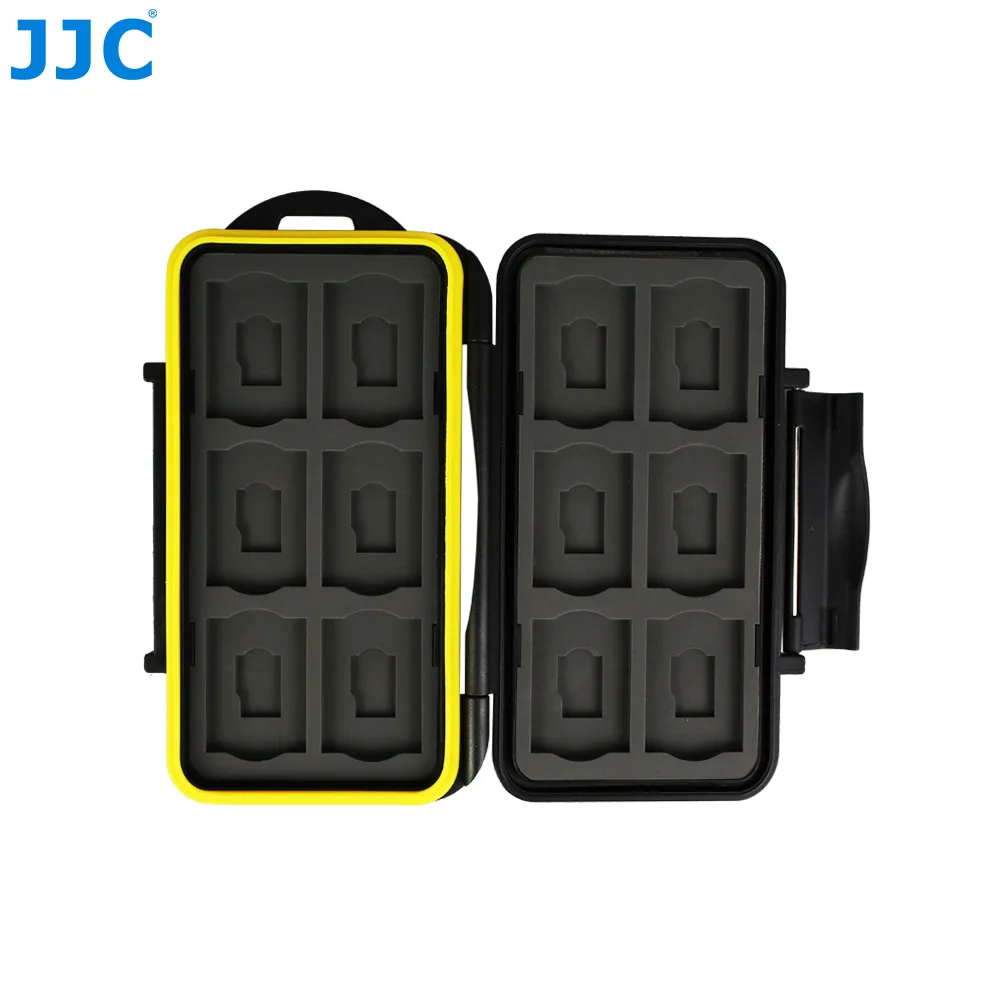 JJC MC-SDMSD24 Водонепроницаемый ABS карты памяти чехол жесткий мешок SD/держатель карт Micro SD для Canon/Nikon/sony/Fujifilm/Olympus чехол