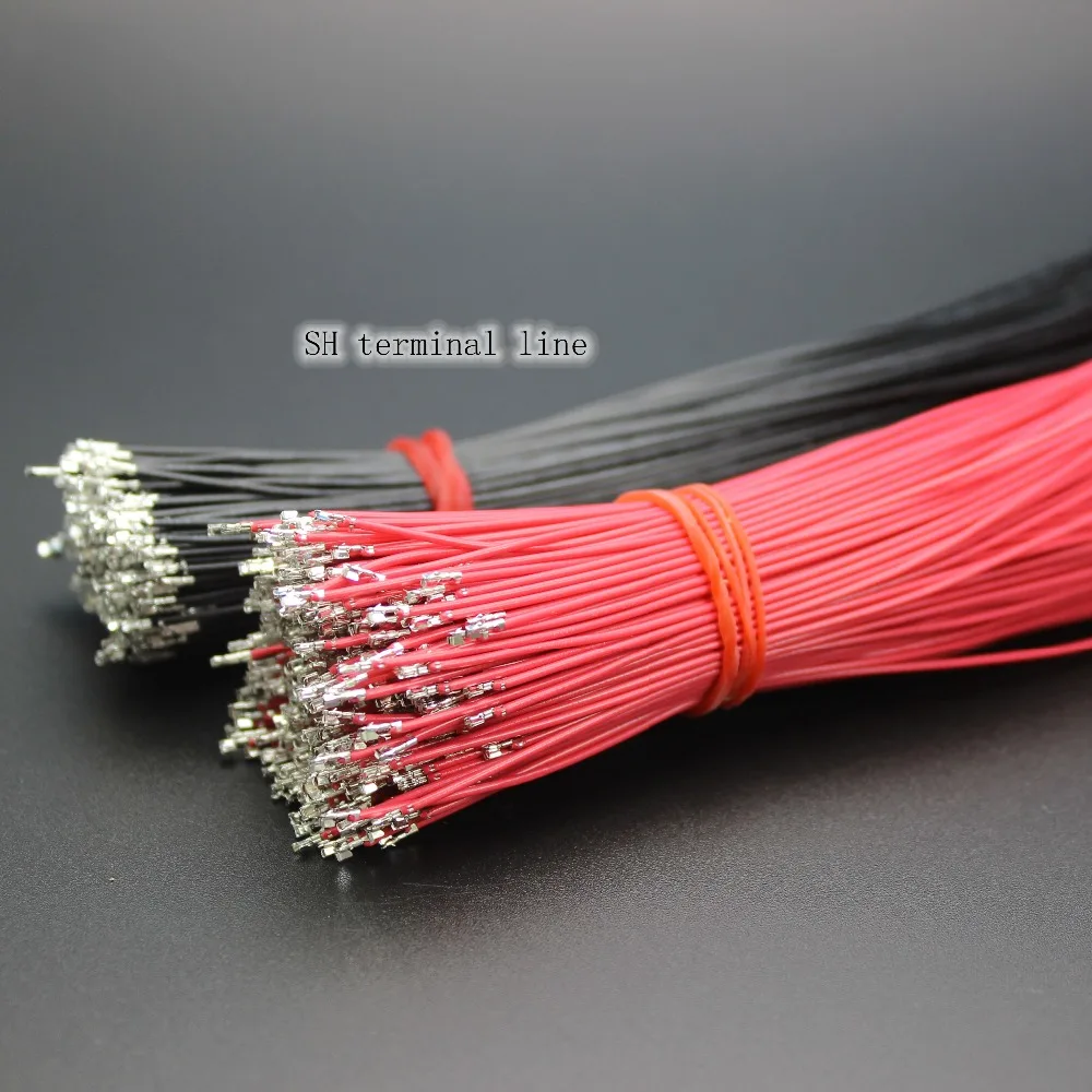

20pcs SH terminal line, only with shop SH plastic shell, L = 20CM, double-headed terminal line