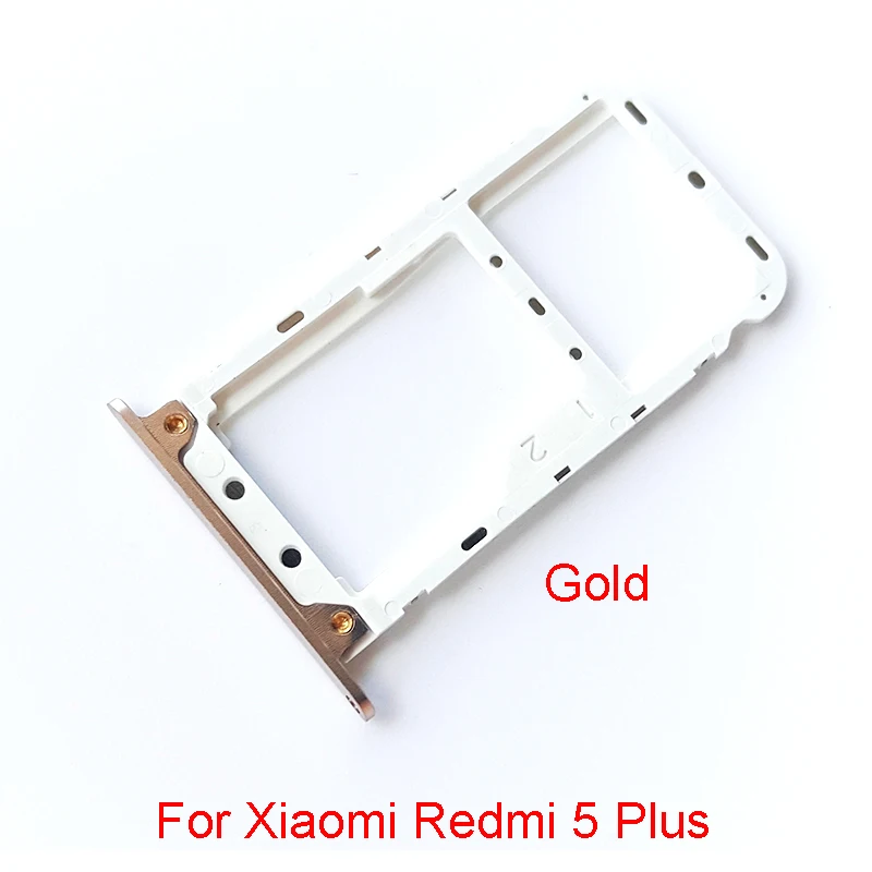 Новинка для Xiaomi Redmi 5 Plus слот SIM карты лоток держатель адаптер запасные