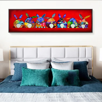 

Abstract Lovely Rabbit 5d diy square diamond painting Diamond Embroidery cross Stitch mosaic kit living room decor drop shipping