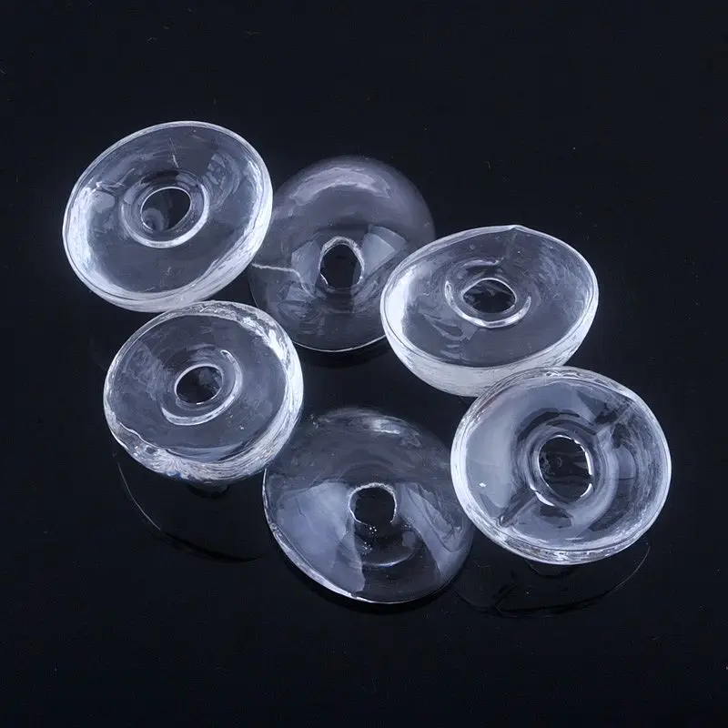 (10pcs/lot) New design 4 shapes glass bottle rings for women DIY ringsin Jewelry Findings