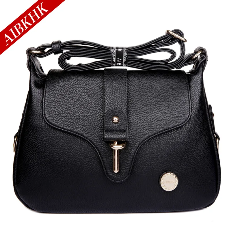 New Fashion High Quality Women Handbags Split Leather Ladies Shoulder