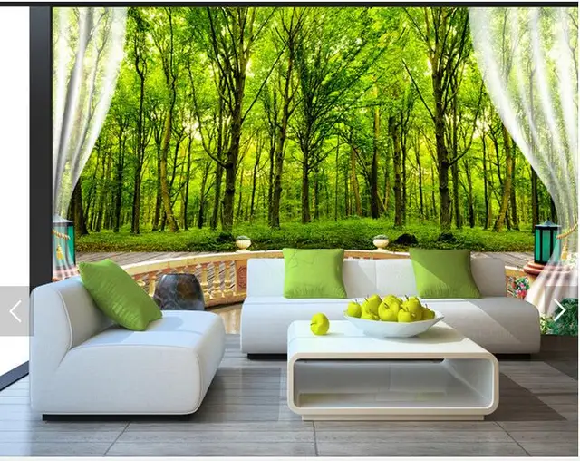 Disesuaikan 3d foto wallpaper 3d dinding mural wallpaper TV pengaturan