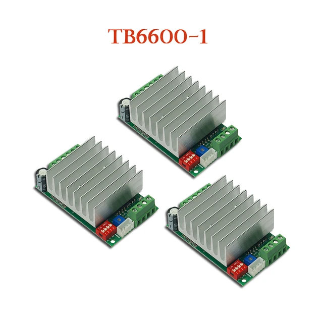 $31.13 3pcs TB6600-1 CNC wood Router Intelligent 3 Axis TB6600 Stepper Motor Driver with LCD Display for cnc router stepper motor