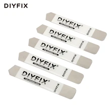 DIYFIX 5 шт. лезвие из нержавеющей стали мягкий тонкий Прай Spudger телефон планшет экран батарея Открытие Инструменты для iPhone iPad samsung открывалка