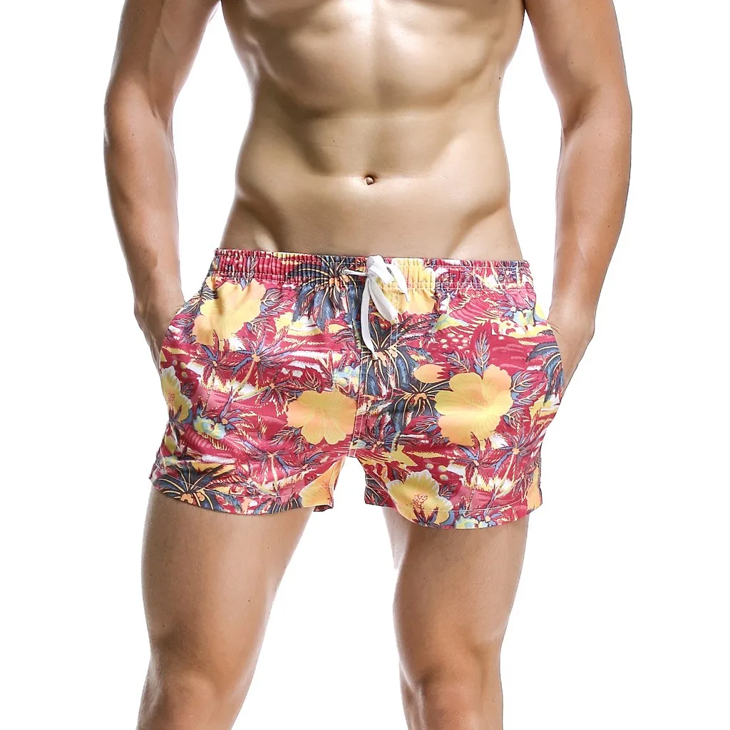 

Men's shorts for the beach Cotton shorts men's Casual summer shorts Printed Quick Dry Swimming Shorts T404