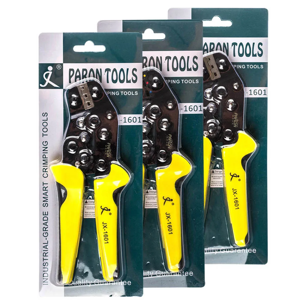 

PARON 1PC Professional Wire Crimper Striper Cutter Stripper Pliers Terminal Hand Tool 24-14AWG Insulated Crimping Pliers