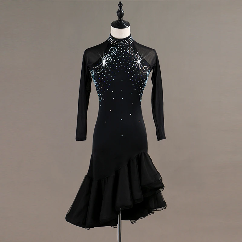 

Latin Dance Dress Women/Girls For Sale tango/Rumba/Samba/Ballroom Dancing Dancewear Fitness Clothes Lady/Kids Dance Costume