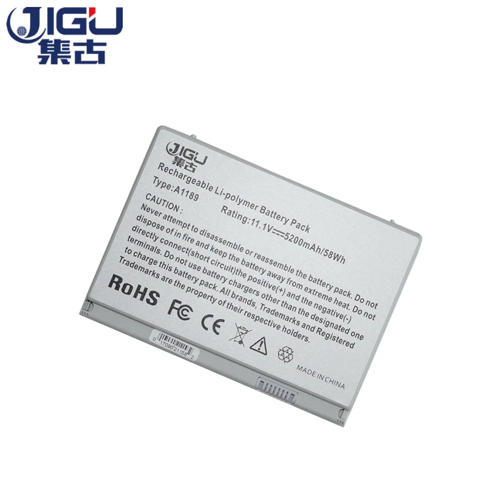 JIGU New Replacement Laptop Battery A1189 MA458 For Apple for MacBook Pro 17" MA611X/A