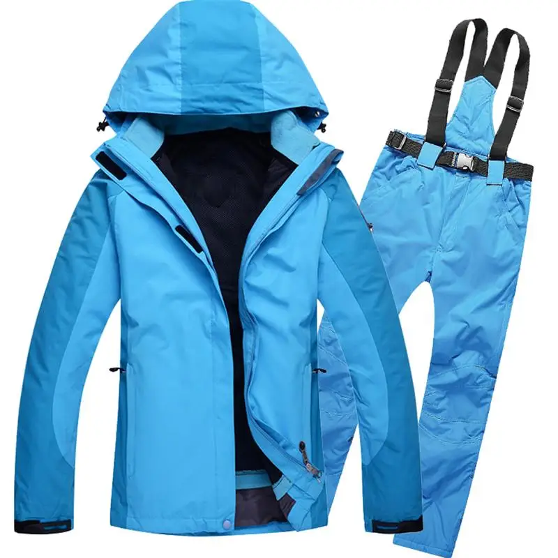 Women Snowboarding jacket and pant sets Waterproof Windproof Woman Snow