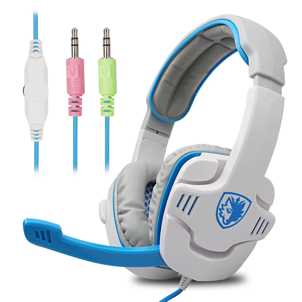 Original SA 708 Wired Gaming Headphone Super Surround Stereo Bass Noise