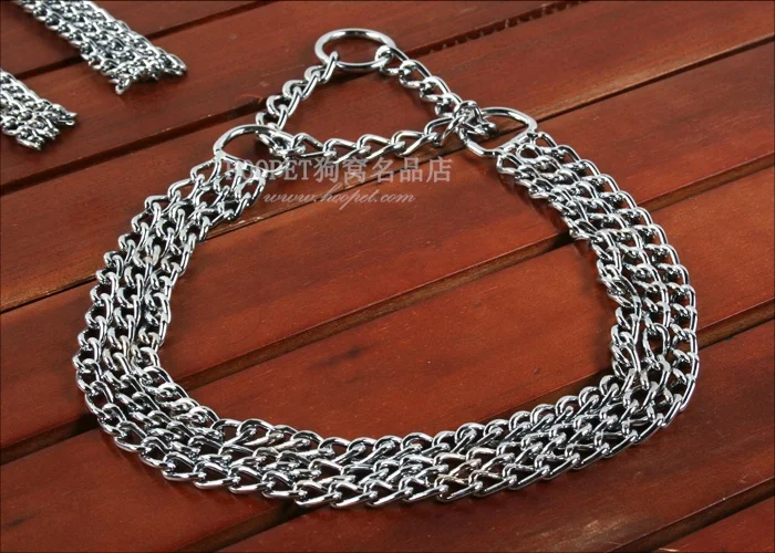 Perro mascota de la cadena colapsabilidad cadena cadenas de cable perro accesorios para perros grandes(