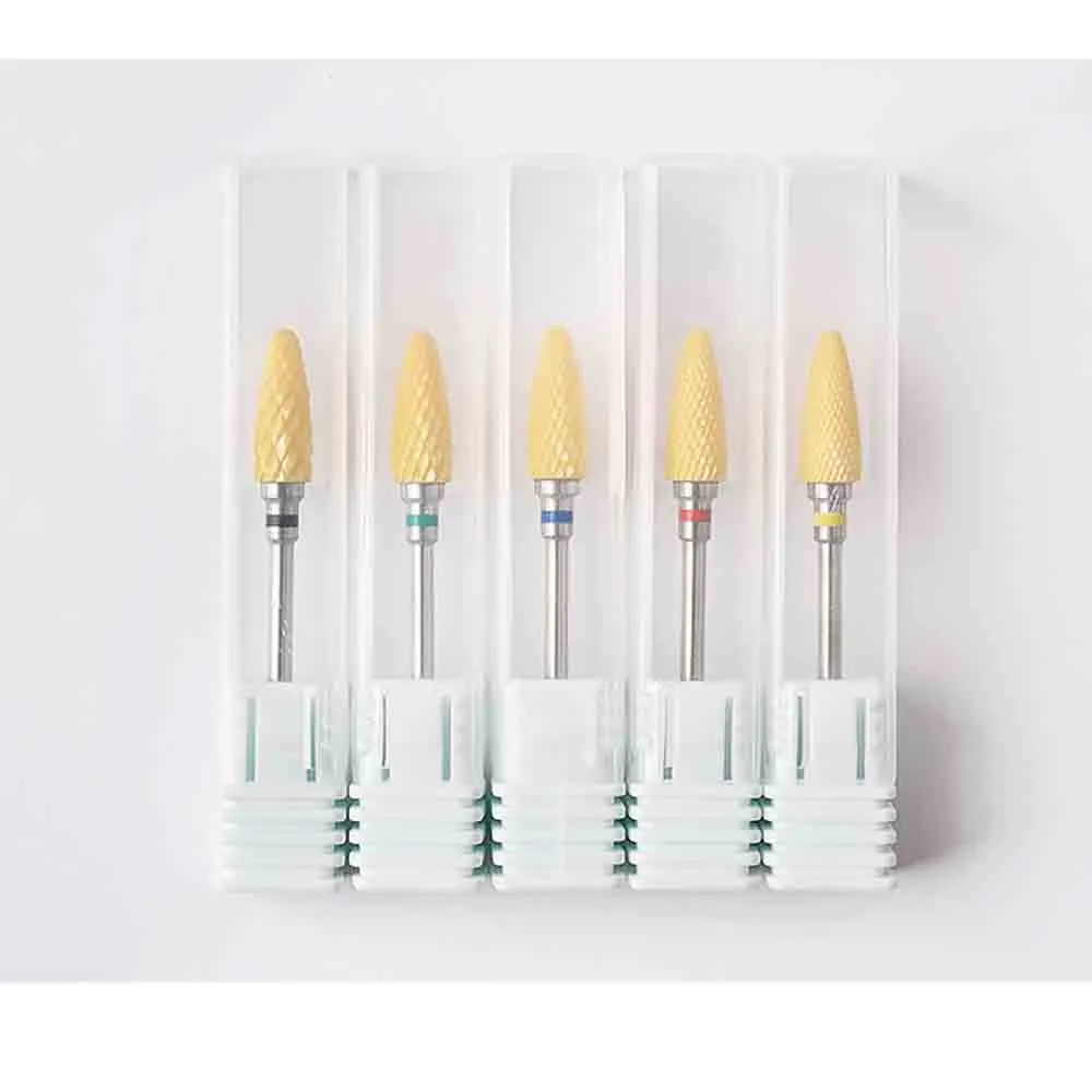 Best Quality 1PC Yellow Nano Coated Carbide Nail Drill Bit Gel Remove Polishing Manicure Tool Wholesale Gift Dropshipping Best Quality 1PC Yellow Nano Coated Carbide Nail Drill Bit Gel Remove Polishing Manicure Tool Wholesale Gift Dropshipping