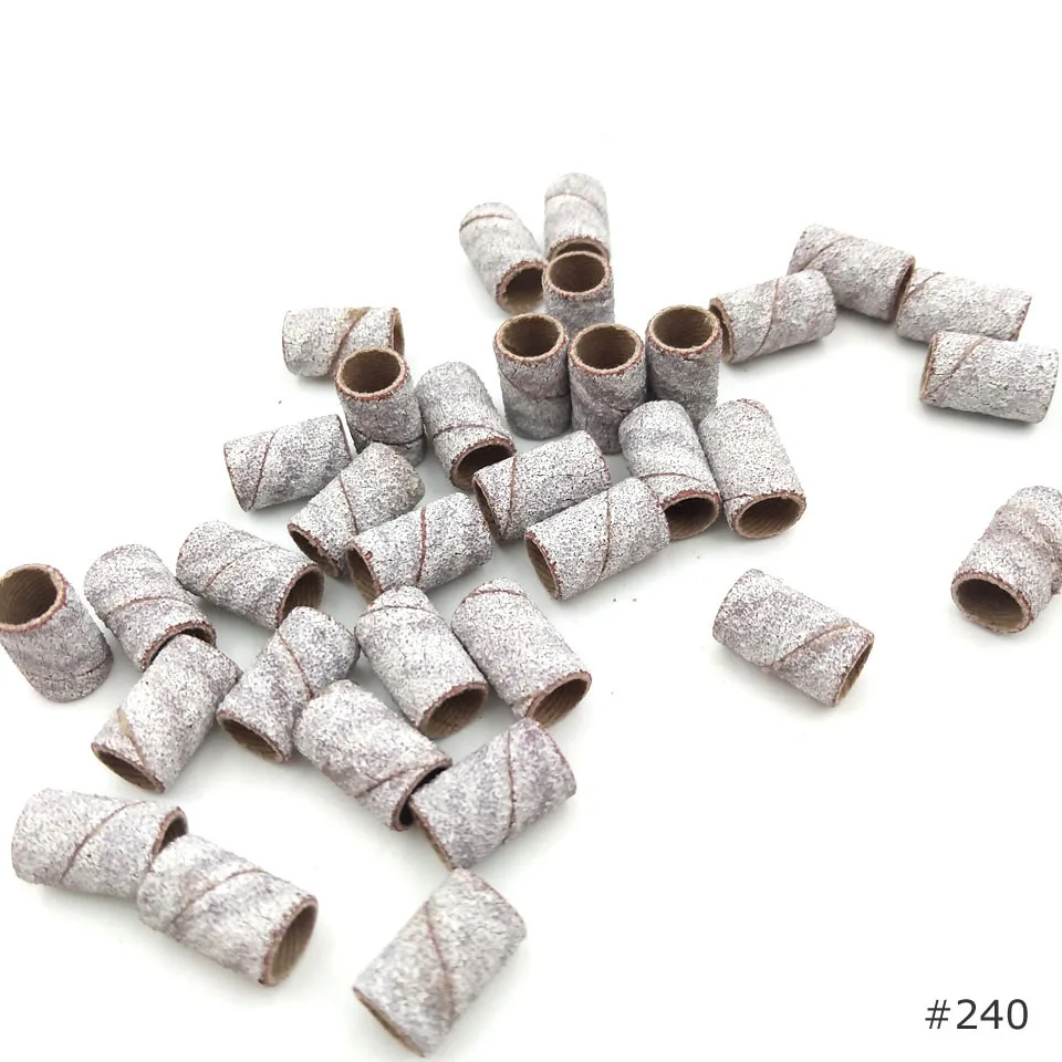 Nail Art Sanding Bands Electric Drill Accessories 100Pcs