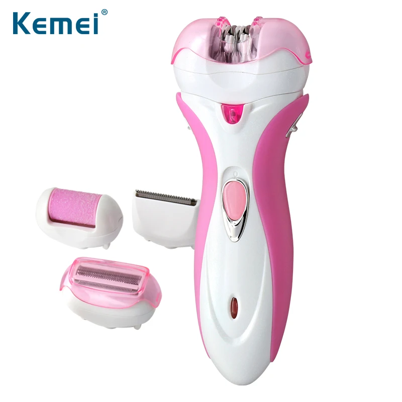 

Free Shipping New 4 in 1 Women Shave Wool Device Knife Electric Shaver Wool Epilator Shaving Lady's Shaver Female Care KM-2531