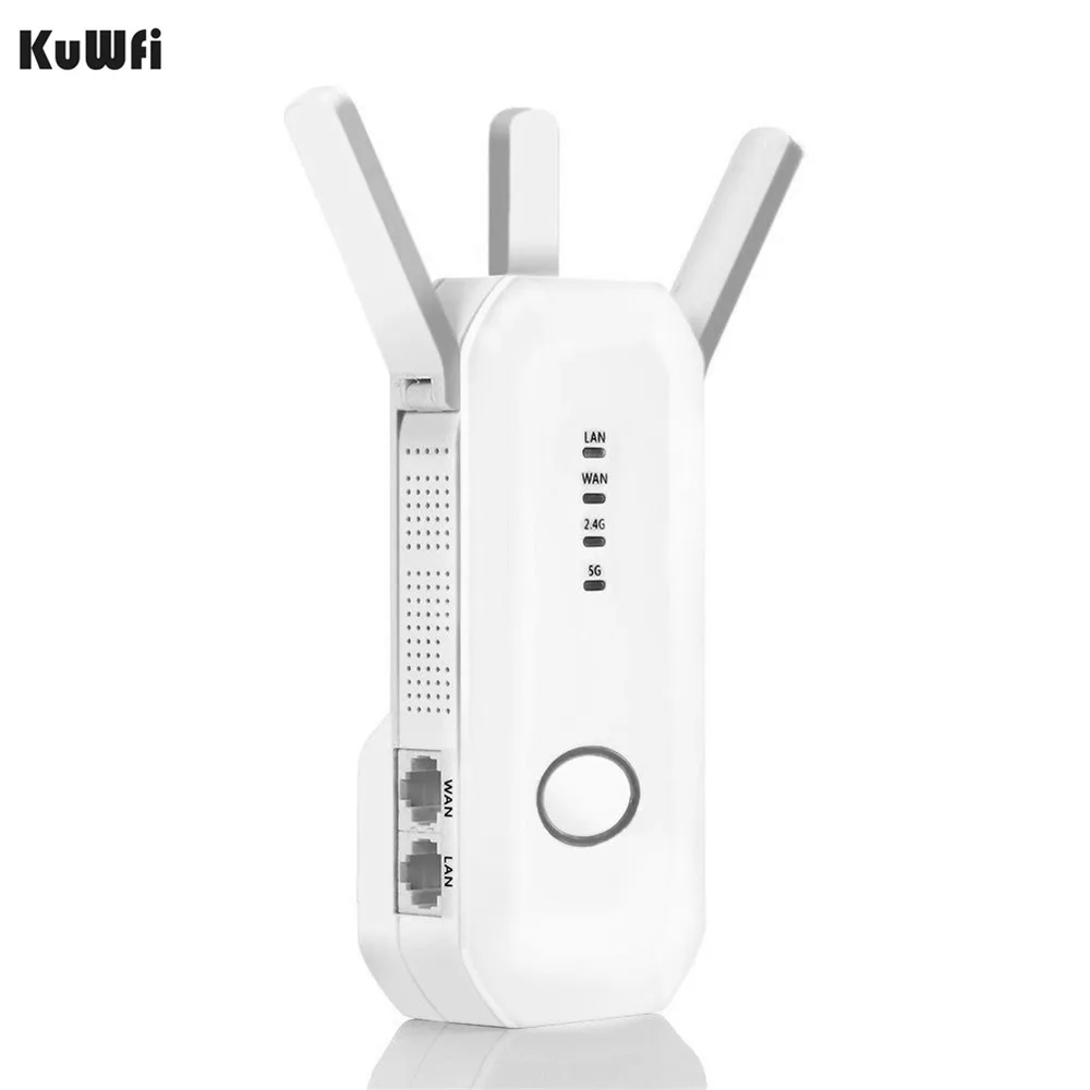 Kuwfi 750 Мбит/с Беспроводной WI FI ретранслятор роутер двухдиапазонный 2 4G 5G 802.11AC