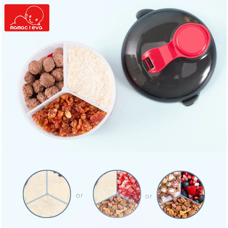 

2pcs Portable Milk Powder Container Baby Fresh Food Storage Snack Box Toddler Travel Cup Bottle Infant Milk Formula Dispenser