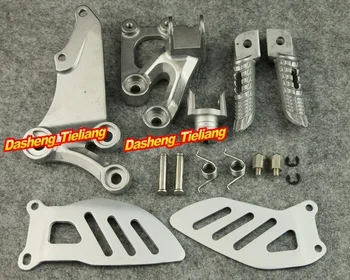 

Motorcycle Rider Front Foot Pegs L&R Footrest Brackets for SUZUKI 2006 2007 2008 2009 2010 GSXR 600 750 K6 K8 Aluminum Alloy