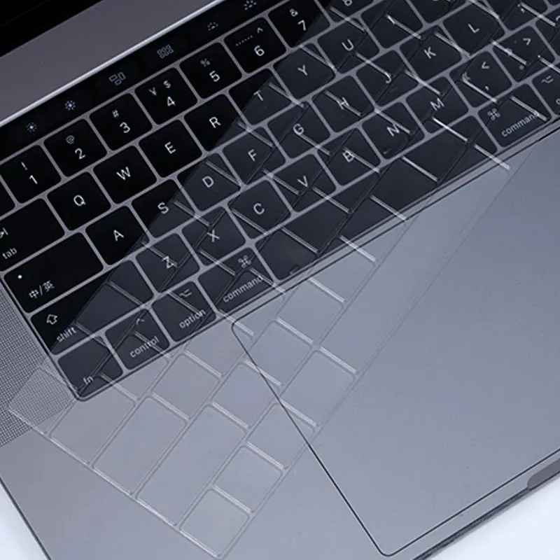 Силиконовая крышка клавиатуры для Apple Macbook Pro 13 15 дюймов 1707/1706 с сенсорной панелью