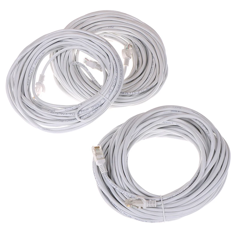 10/15/20/30 м Ethernet Интернет LAN CAT5e сетевой кабель для компьютерного модемного