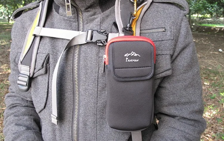 Large screen phone Intercom protection shoulder bag backpack strap ... - Large Screen Phone Intercom Protection ShoulDer Bag Backpack Strap Pouch Big