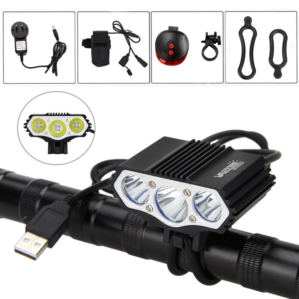 1800 Lm Front Bike Light Cycling Bicycle light Lamp Headlight Bicycle