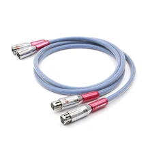 Free shipping Silver-plated XLR interconnect cable with Pailiccs XLR plug cable pair 1.5m free shipping qed signature ofc silver platedr interconnect cable with xlr male plug audio cable