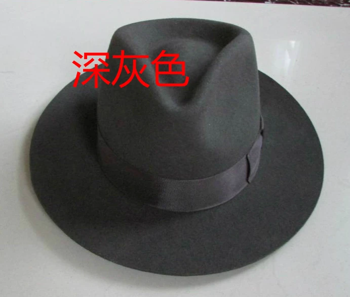 Wool Fedora Hat Unisex Felt Fedoras Hats Adult Fashion Trilby Hats Popular Headwear Wool Fedora Trilby Hats Man's Cap  B-8130 tan fedora hat Fedoras