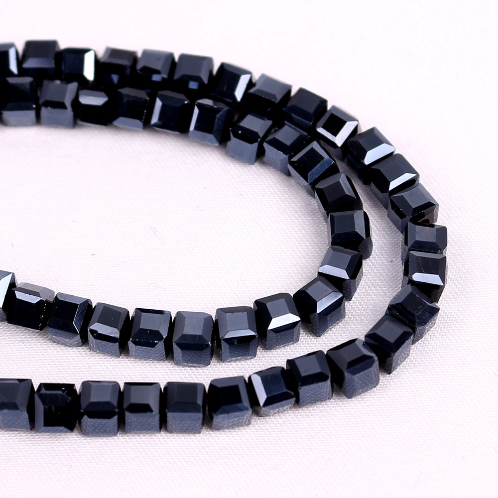 Бисер ZHUBI Квадратный из чешского стекла 200 шт. 4 мм|beads for diy|loose beadscube beads |