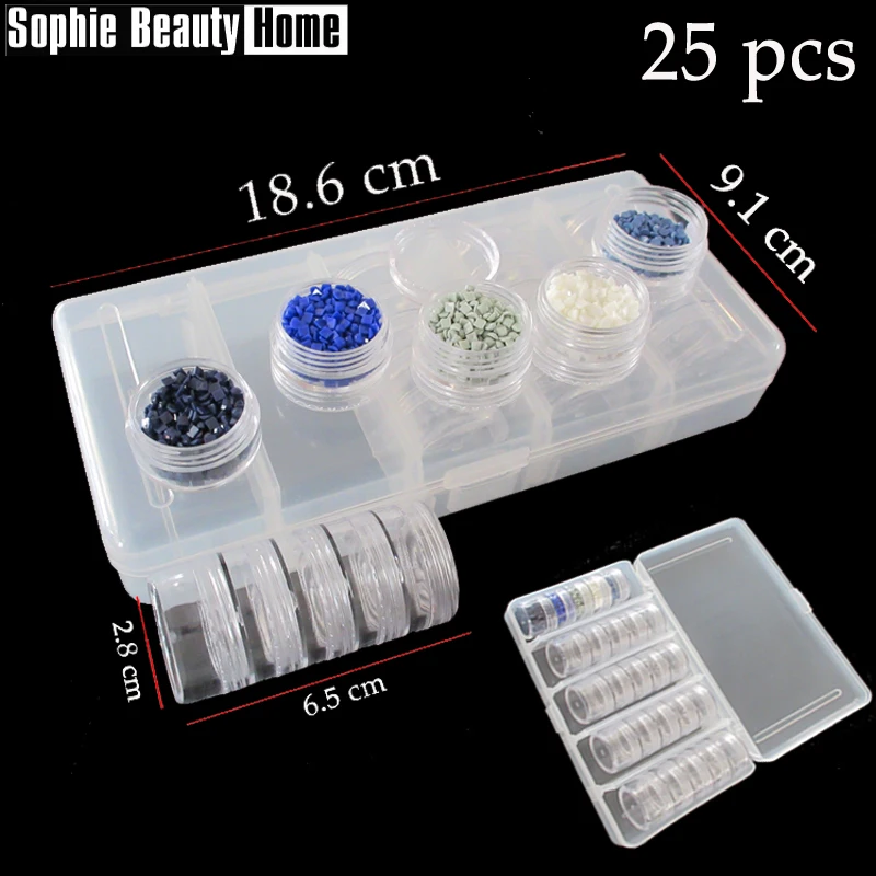 

New Diamond Embroidery Accessories Diamond Painting Tool Daimond Transparent Plastic Storage Box Jewelry Drill Storage Box Gift