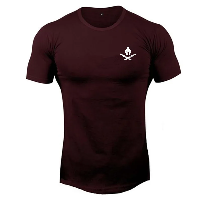 

Summer Men's Street Clothing Fashion Men's 2019 Jogger Gyms Men's T-Shirt Casual Men's T-Shirt Fitness Brand Men's Wear