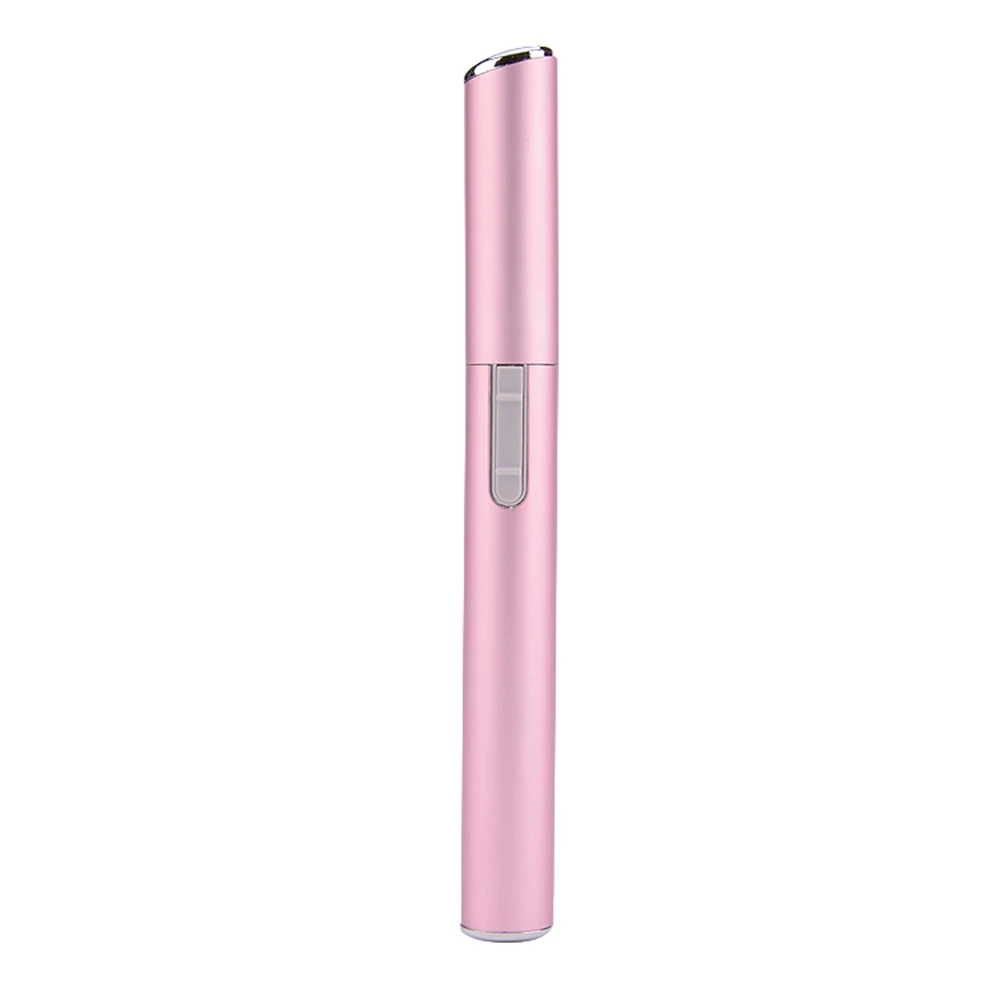 Портативная розовая Женская Электробритва Триммер для бровей формирователь для удаления волос
