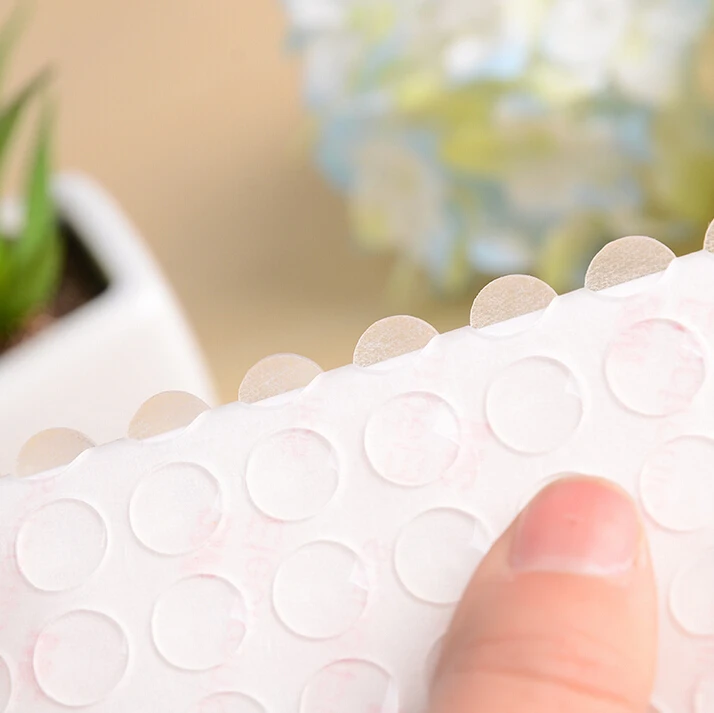 100PCS/LOT Transparent furniture self-adhesive door silencing pad colloidal silicone particle anti-collision pad avoidance