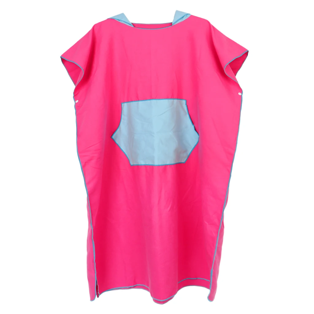Mens Womens Kids Surf Beach Hooded Poncho Wetsuit Changing Robe with Pocket Carry Bag - 7 Colors for Surfers Windsurfers Kite