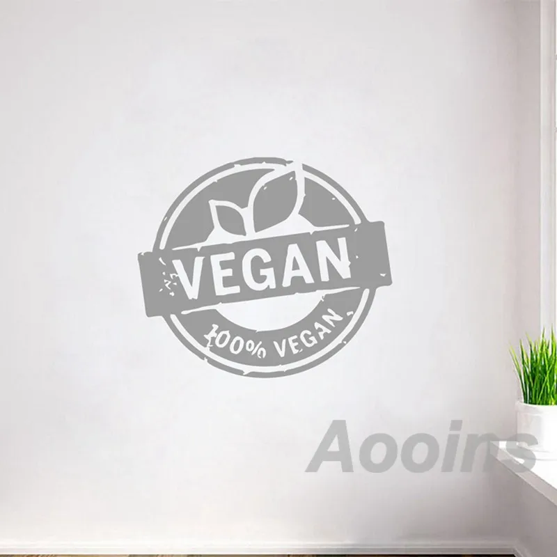 Vegan  Health Life Art Decals Home Room Decor