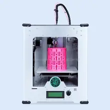 Мини 3D печатная машина трехмерная USB порт LAN порт PLA ABS Материал светодиодный экран 3D принтер этикеток