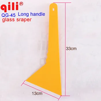 

DHL free 100 pcs/lot Qili size 33x13CM High temperature Resistance Long Handles squeegee Car Film Tool Car Vinyl Scraper Tools
